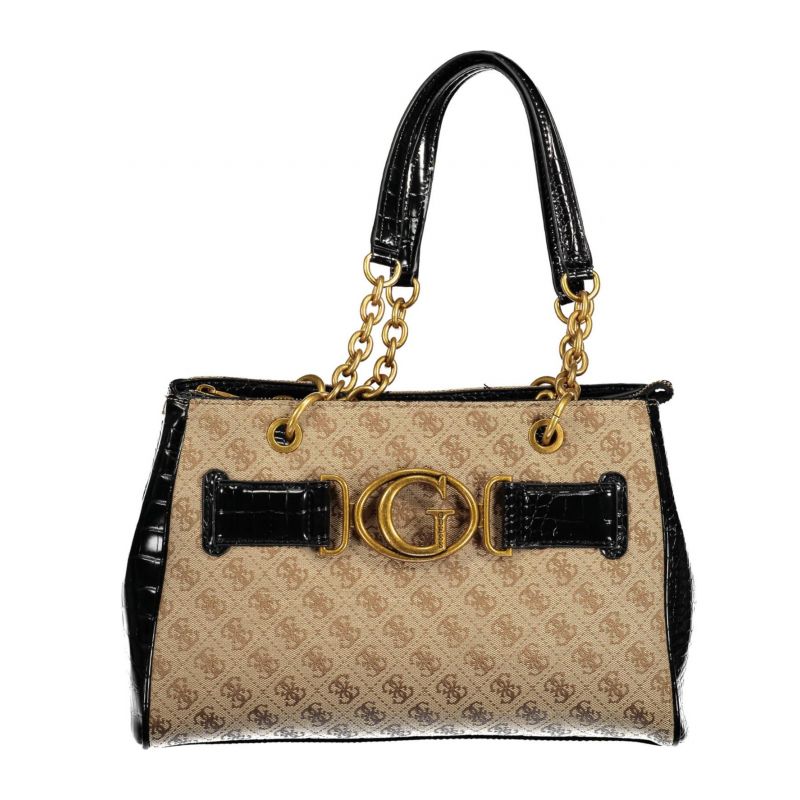 Дамска чанта GUESS JC841406_NERO_LATTE-BLACK