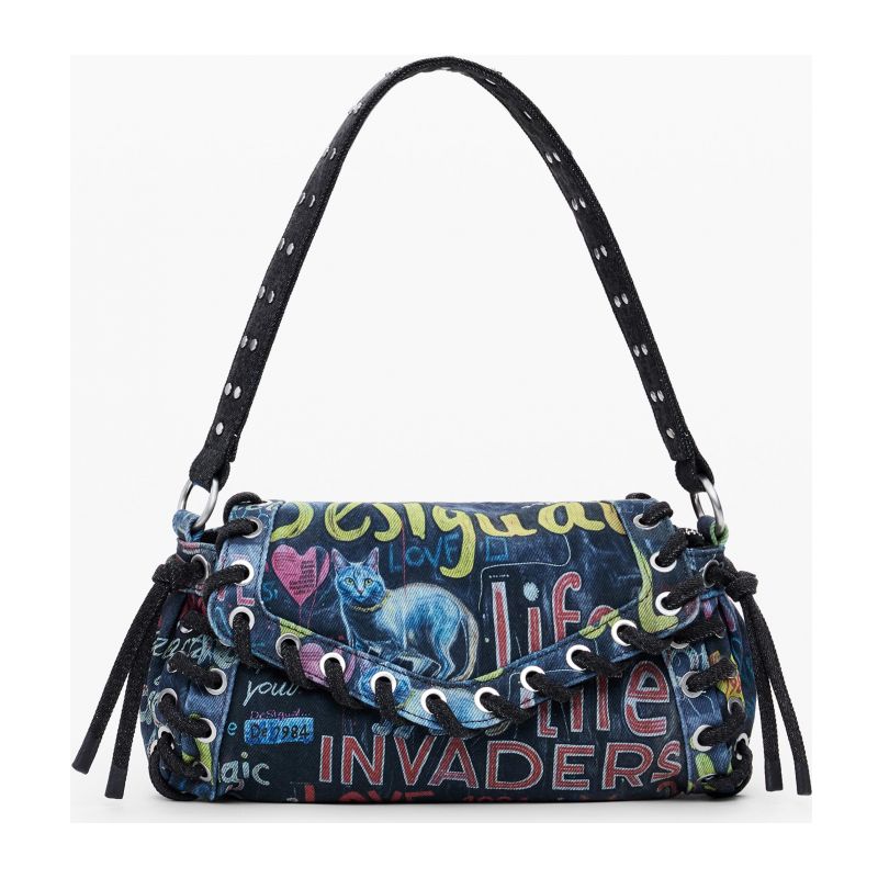 Дамска чанта в синя облицовка DESIGUAL 25WAXD22_BL9019