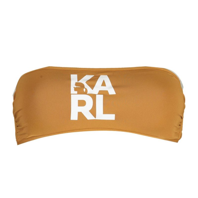 Дамски бански горна част KARL LAGERFELD KL22WTP02_BROWN