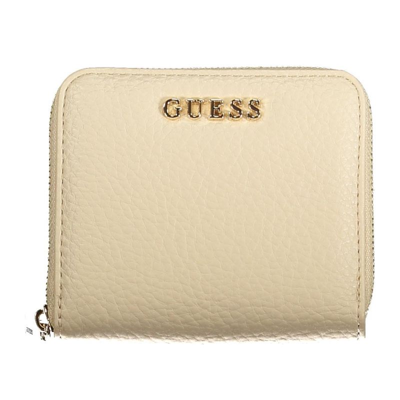 Дамски бежов портфейл  jeans GUESS BG8362137_BETAUPE