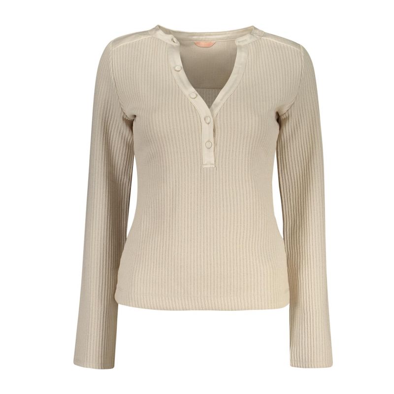 Дамски бежов пуловер  jeans GUESS W5BP15K1162_BEA14H