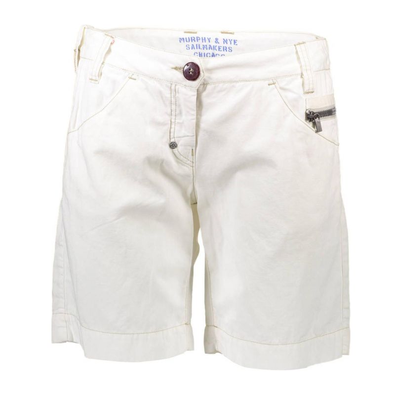 Дамски бел бермудски панталон murphy & nye MURPHY&NYE J71600-KENNEL_BIANCO_A00250