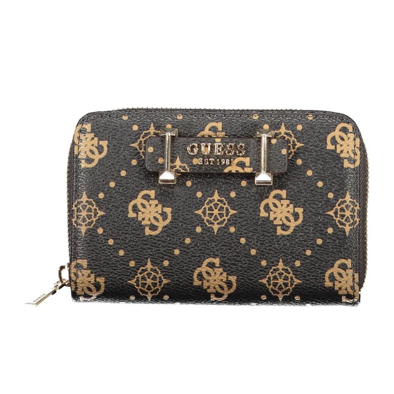 Дамски кафяв портфейл  jeans GUESS GP9890140_MAESPRES