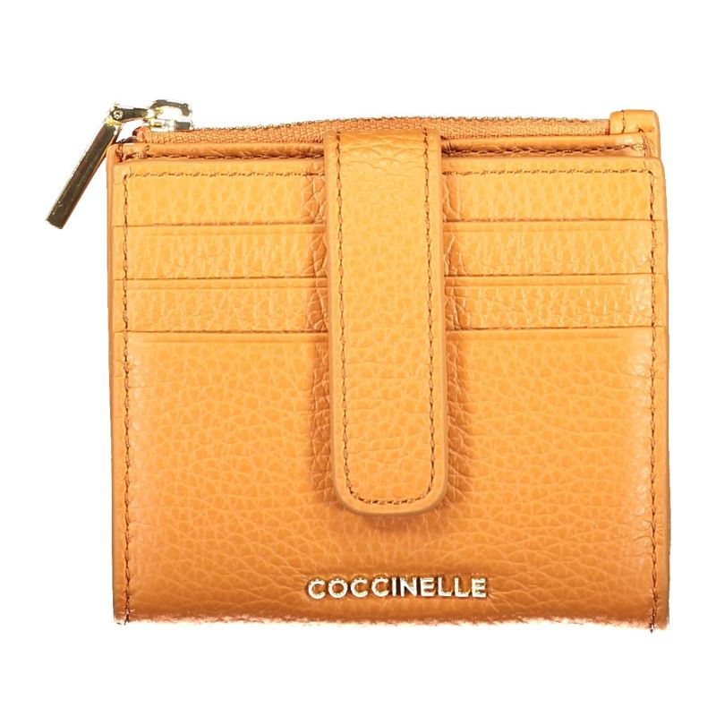 Дамски портфейл в оранжев със син COCCINELLE E2MW511F701_ARR41