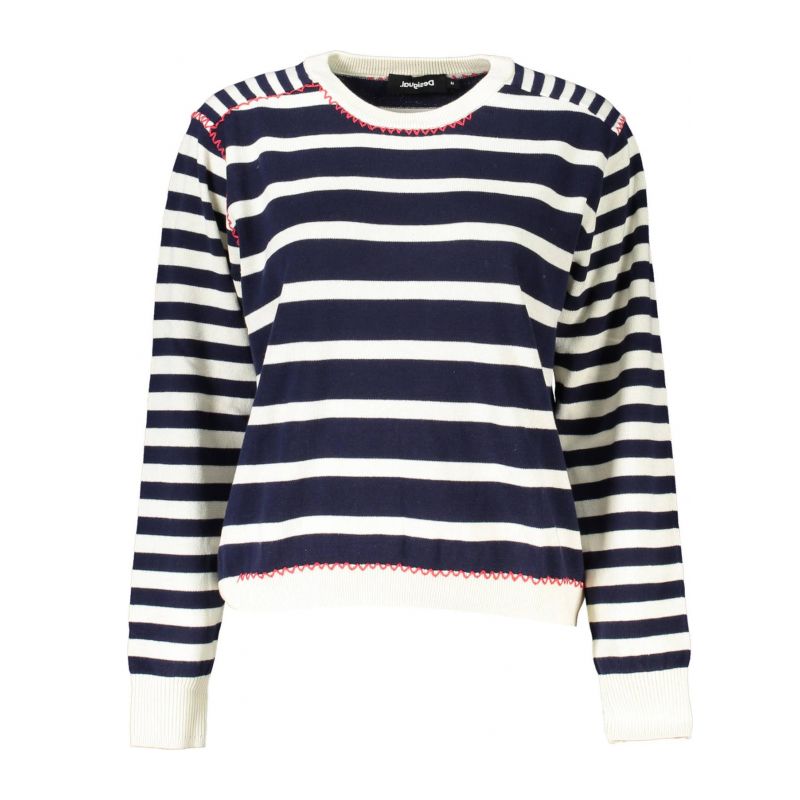 Дамски пуловер  DESIGUAL 23SWJF10_BLU_5000