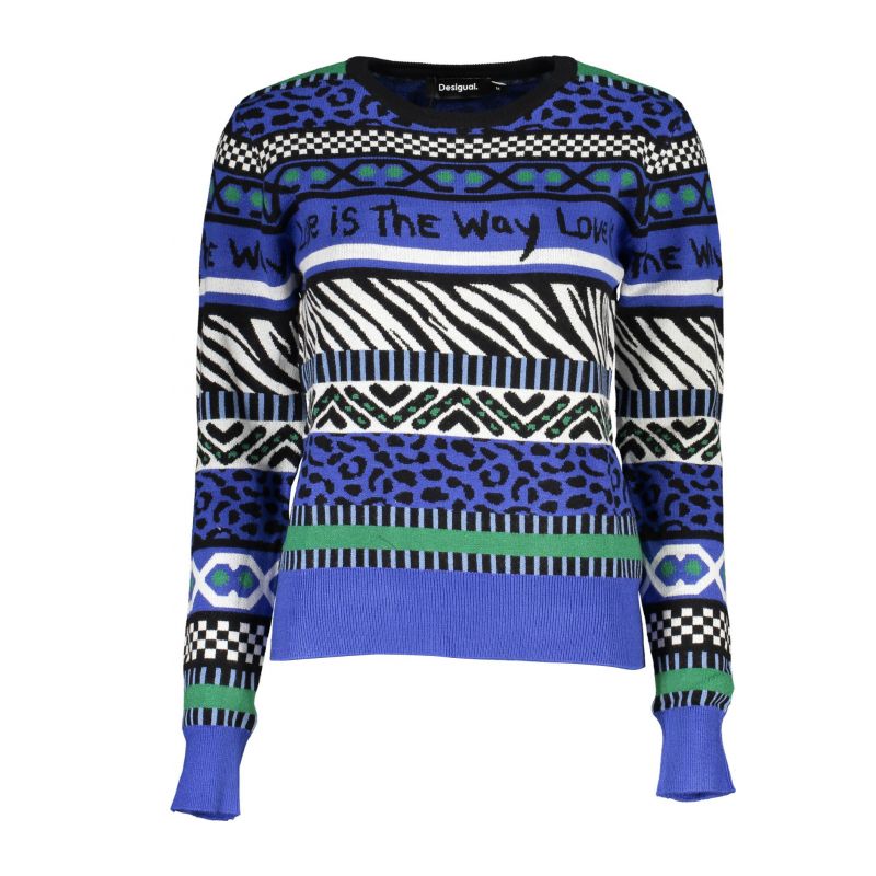 Дамски пуловер  DESIGUAL 23WWJF48_BL5000