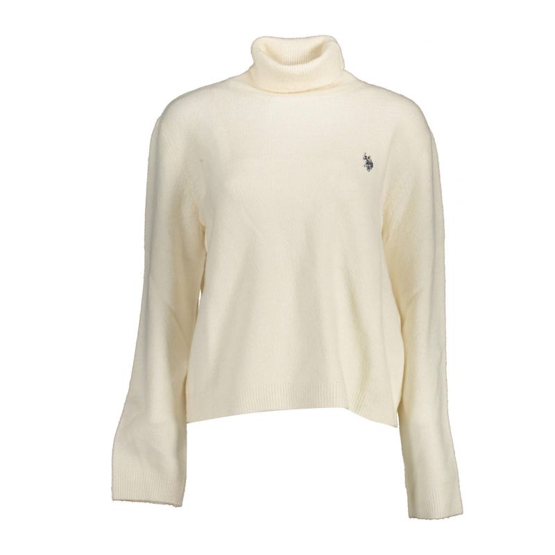 Дамски пуловер U.S. POLO 63471-53140_BIANCO_101