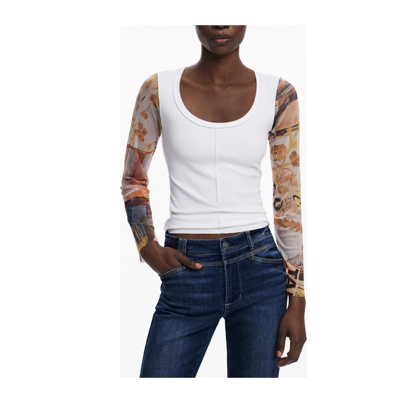 Дамски пуловер DESIGUAL 25WWTK31_BI1001