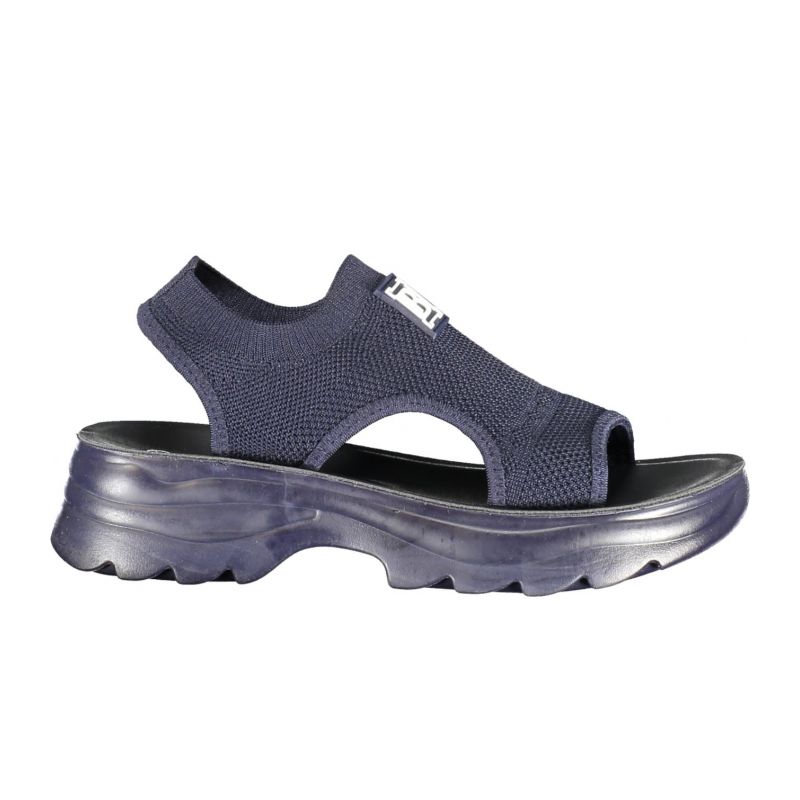 Дамски сандали в сини от кожата LAURA BIAGIOTTI 9663_BLNAVY