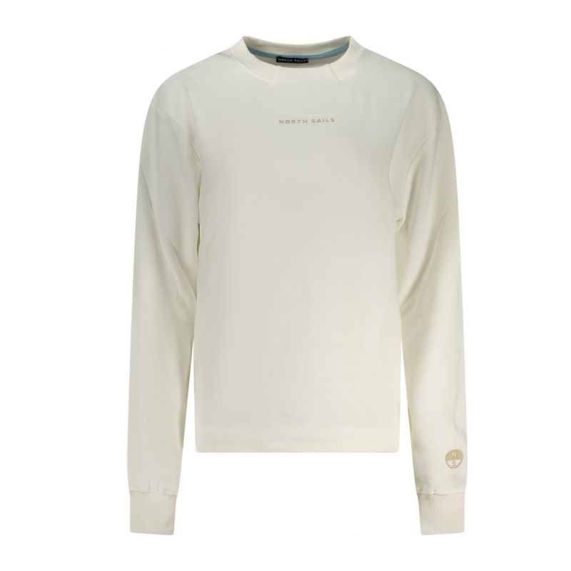 Дамски суитшър с цип , бял NORTH SAILS 091185000_BI012A