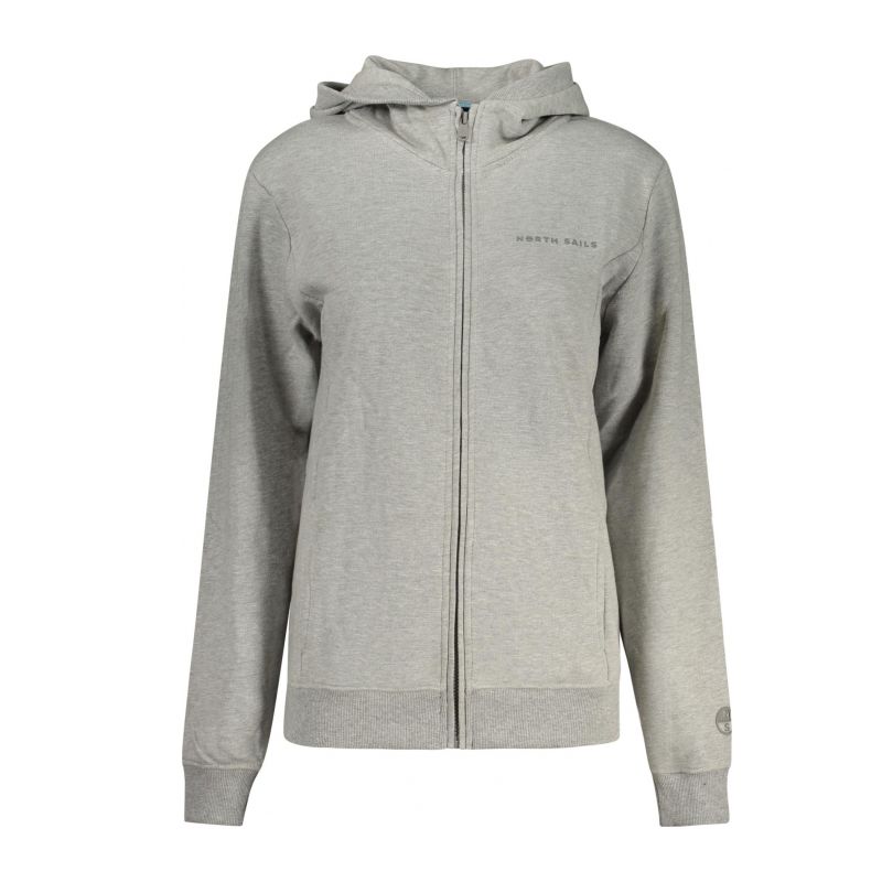 Дамски суитшър с цип , сив NORTH SAILS 091186000_GR0926