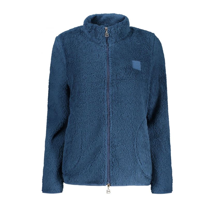 Дамски суитшър с цип в синьо LAURA BIAGIOTTI BOA96919B_BLBLU