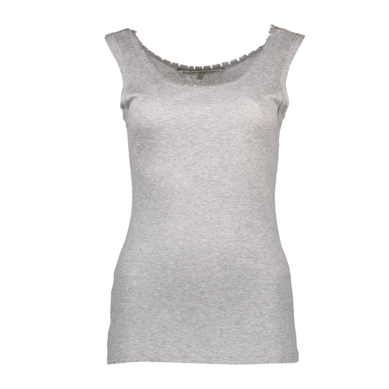 Дамски топ SILVIAN HEACH FCP16480CN-RU-AMADORI_GRIGIO_GREY-MELANGE