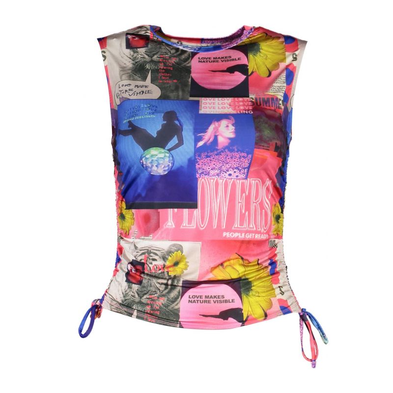 Дамски топ DESIGUAL 23SWTKBK_BLU_9019