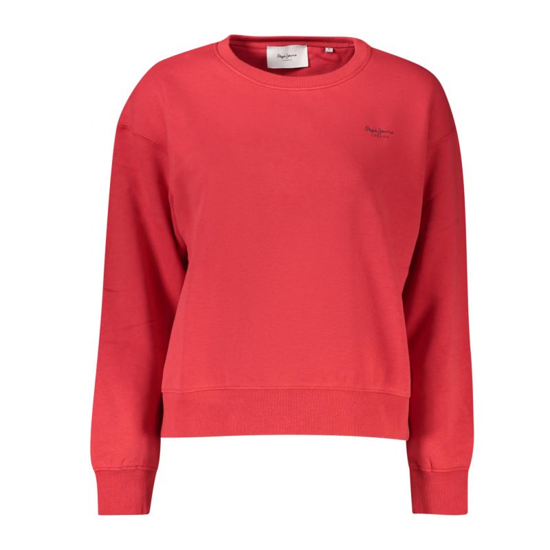 Дамски червен суитшърт с цип  PEPE JEANS PL5800017_RO264