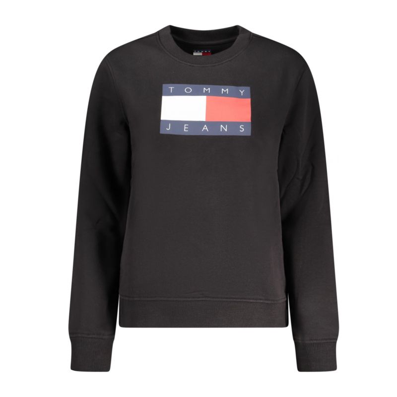 Дамски черен суитшърт с цип  TOMMY HILFIGER DW0DW22564_NEBDS