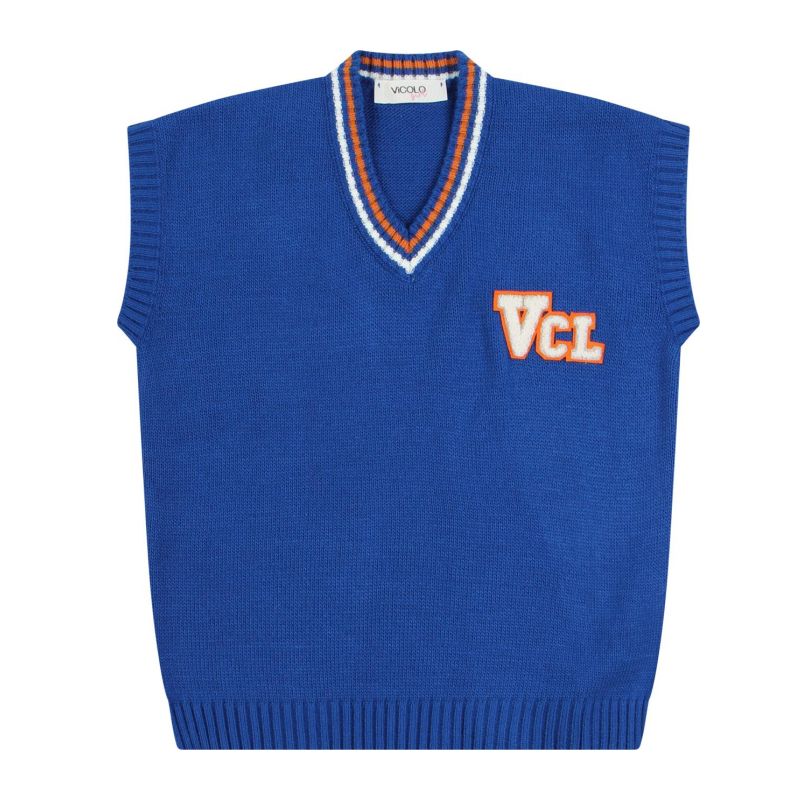 Детска жилетка за момиче VICOLO A23-vicolo-3142bw0809-blu-7687417