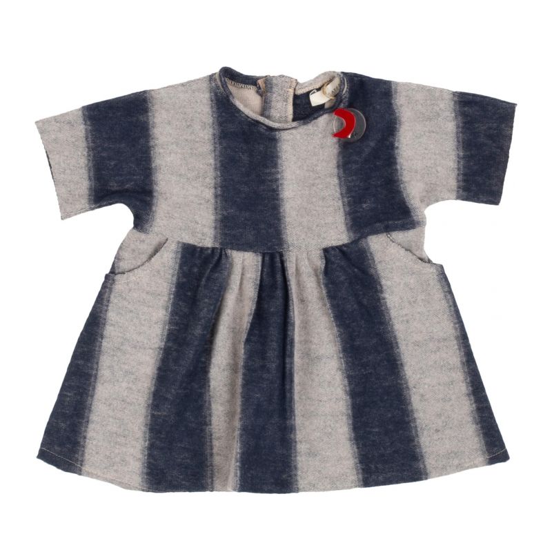 Детска рокля MAPERO M18226-BLU-POLVERE