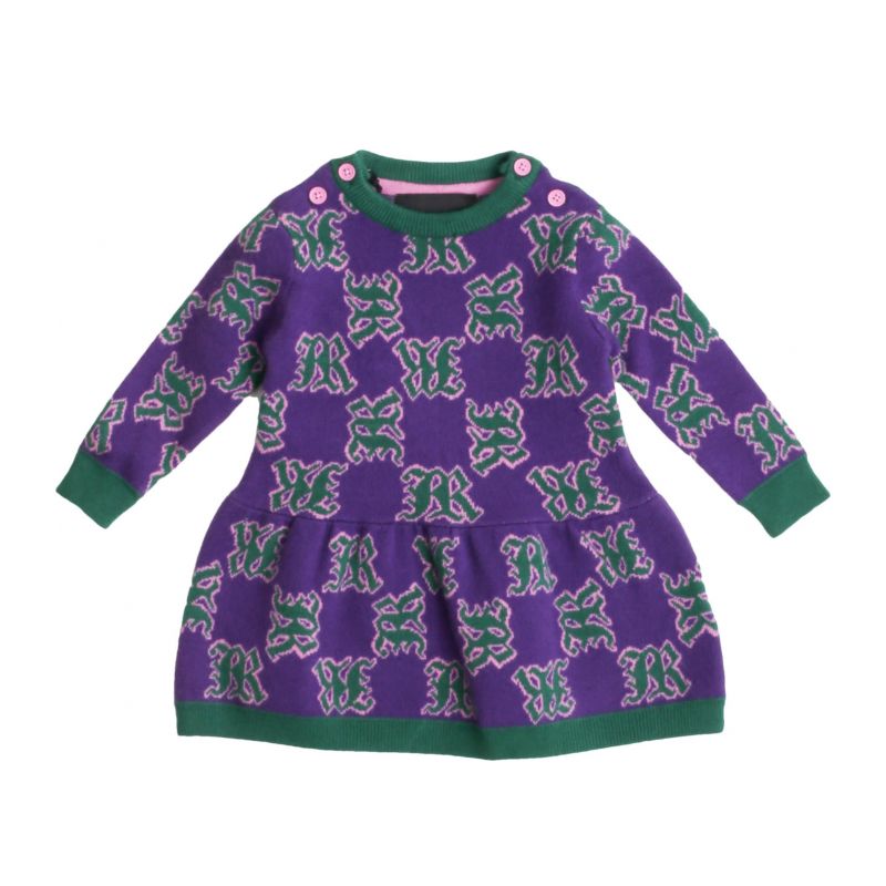 Детска рокля JOHN RICHMOND RIA23053VE-G-VIOL-GRN