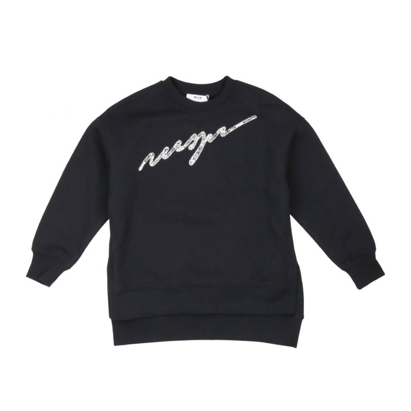 Детска рокля MSGM F4MSJGDR159-110-NERO