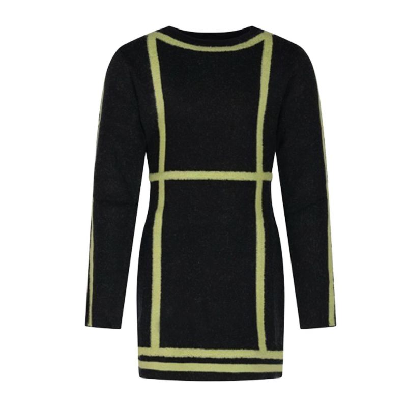 Детска рокля MARC ELLIS JMJDR00185-BLACK-LIME