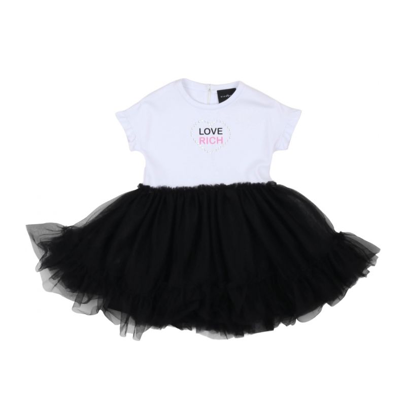 Детска рокля JOHN RICHMOND RIP24064VE-WHITE-BK-R