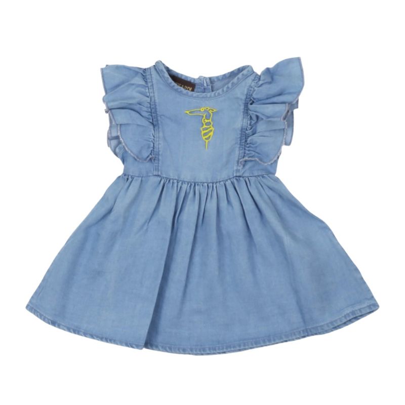 Детска рокля TRUSSARDI TIP22070VE-BLUE-LIGHT