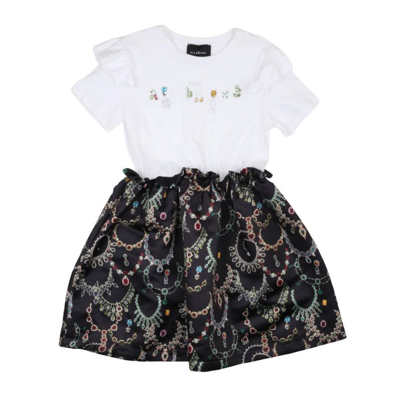 Детска рокля JOHN RICHMOND RGP24091VE-WHITE-J-BK