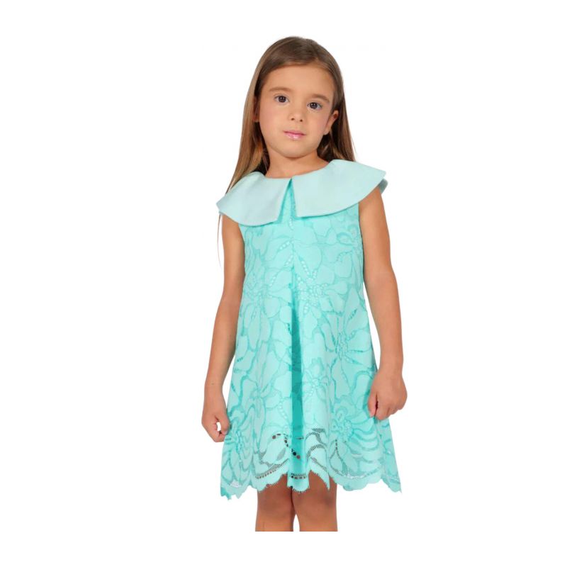 Детска рокля FUN&FUN FNCBDR01055-AQUAMARINE