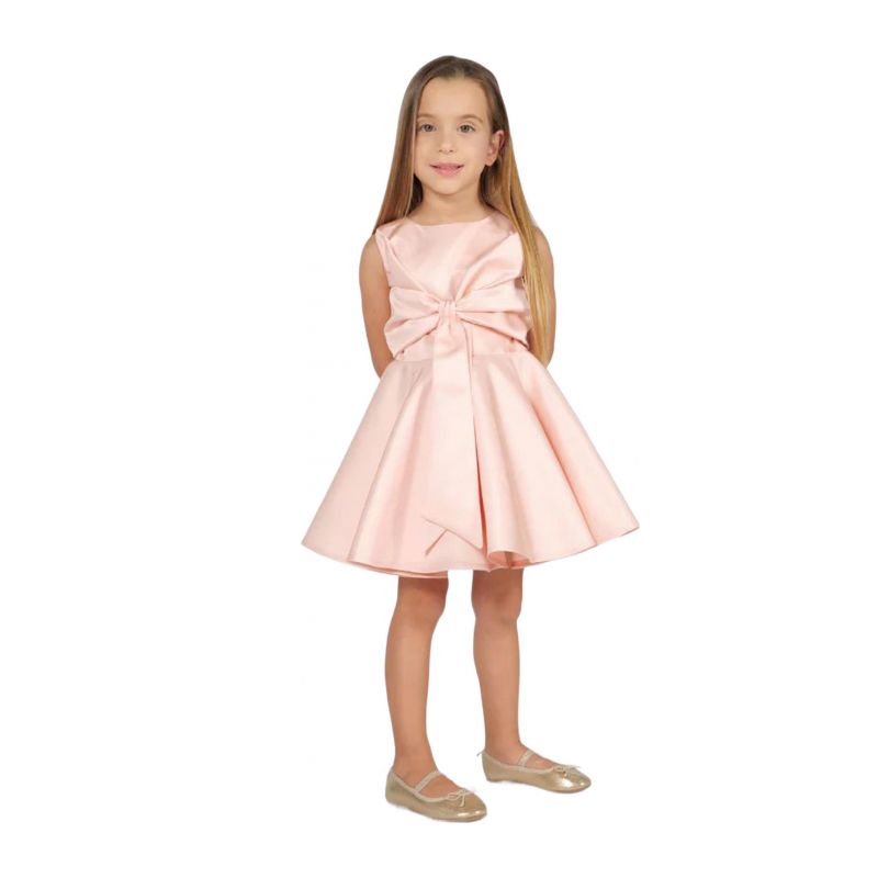 Детска рокля FUN&FUN FNCBDR01042-SALMON-ROSE