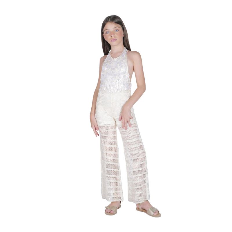 Детска рокля FUN&FUN FJJP01273-OFF-WHITE