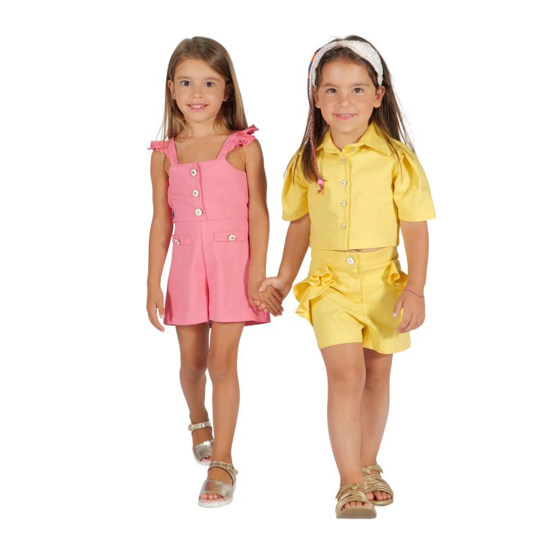 Детска рокля FUN&FUN FCBJP01296-YELLOW