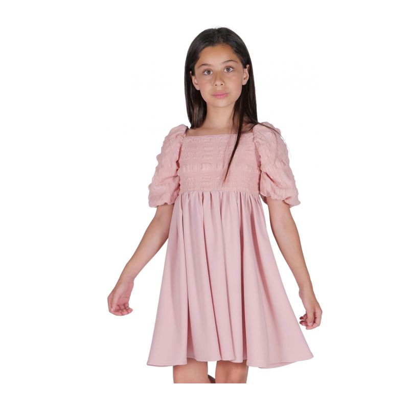 Детска рокля HATE LOVE HLJDR01613-SOFT-PINK