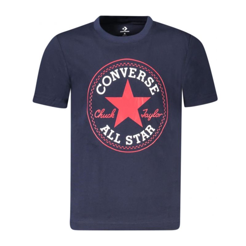Детска тениска  с къс ръкав, синя CONVERSE 866500_BLBA0