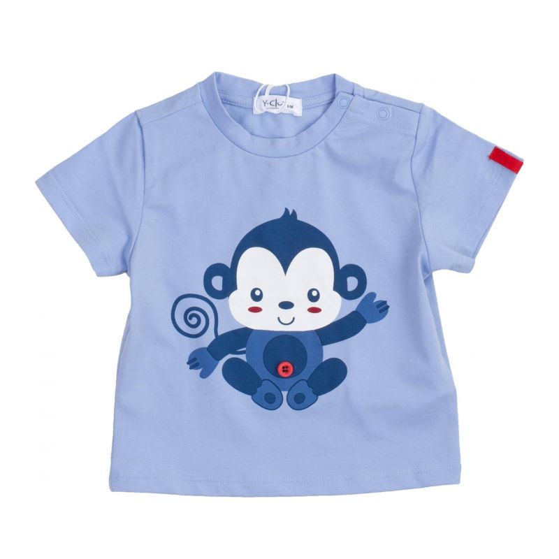 Детска тениска Y CLU BYN7615-CELESTE