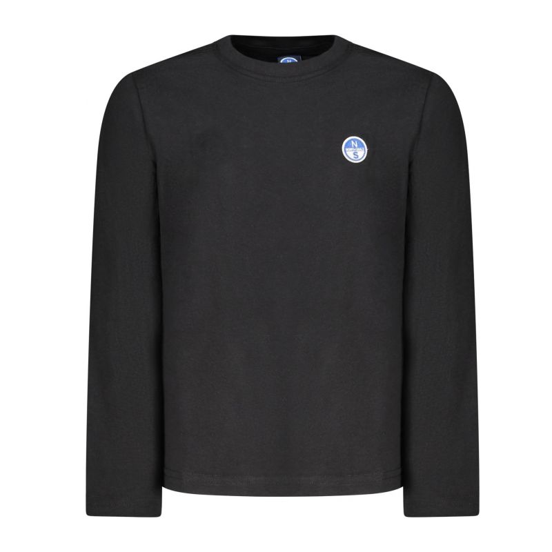 Детска тениска с дълъг ръкав , черна NORTH SAILS 795231000_NE0999