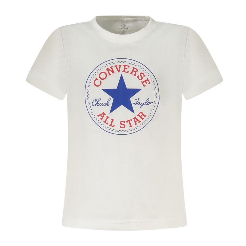 Детска тениска с къс ръкав , бяла CONVERSE 866500_BI001