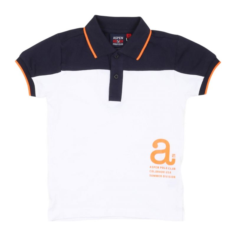 Детска тениска с яка момче ASPEN POLO CLUB