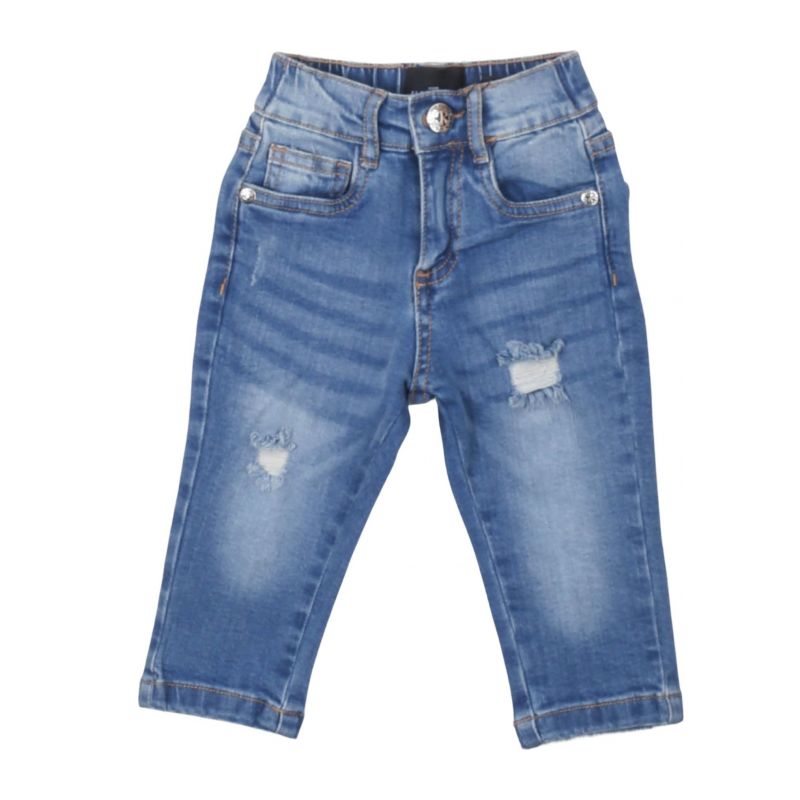 Детски дънки момче JOHN RICHMOND RIP25065JE-DENIM-BLUE-MEDIUM
