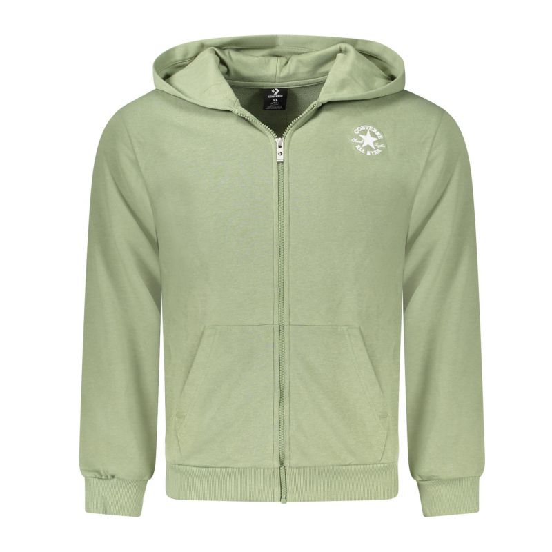 Детски зелен суитшърт с цип  CONVERSE 9CG706_VEF4Y