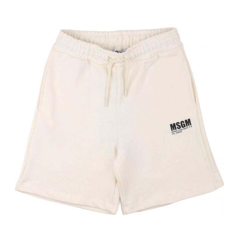 Детски къси панталони за момче MSGM S4MSJBBE242-013-CREMA