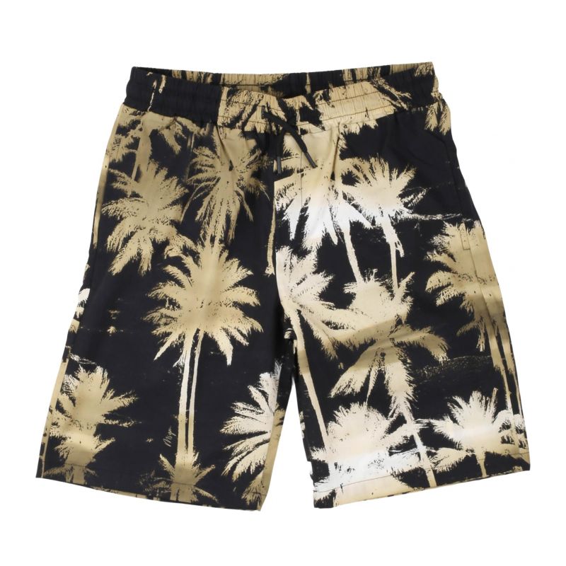 Детски къси панталони за момче MSGM S4MSJBBE210-110-NERO-BLACK