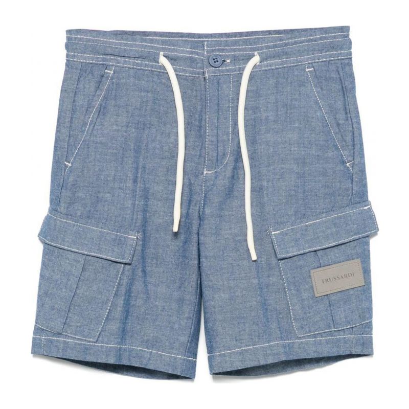 Детски къси панталони за момче TRUSSARDI TBP25160BE-DSTONEW