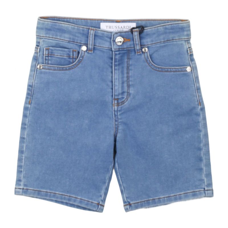 Детски къси панталони за момче TRUSSARDI TBP25142BE-DBLUE-MED