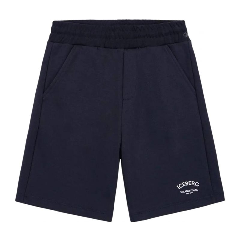 Детски къси панталони за момче ICEBERG BFICE5114J-V1-BLU-NAVY