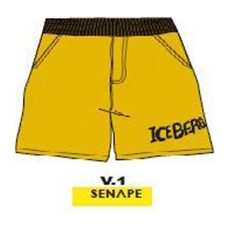 Детски къси панталони за момче ICEBERG BFICE5110B-V1-SENAPE