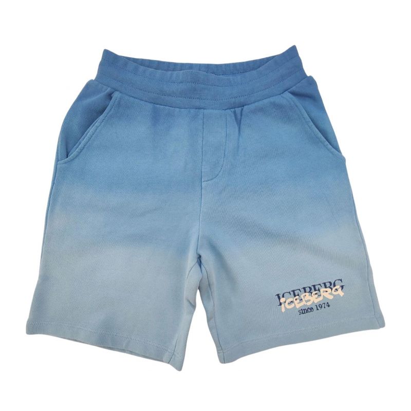 Детски къси панталони за момче ICEBERG BFICE4101J-V1-AZZURRO