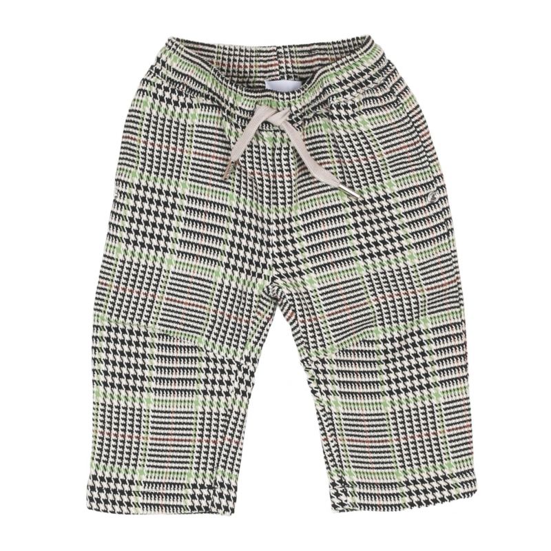 Детски панталон TRUSSARDI TIA23043PA-CHK-GREEN