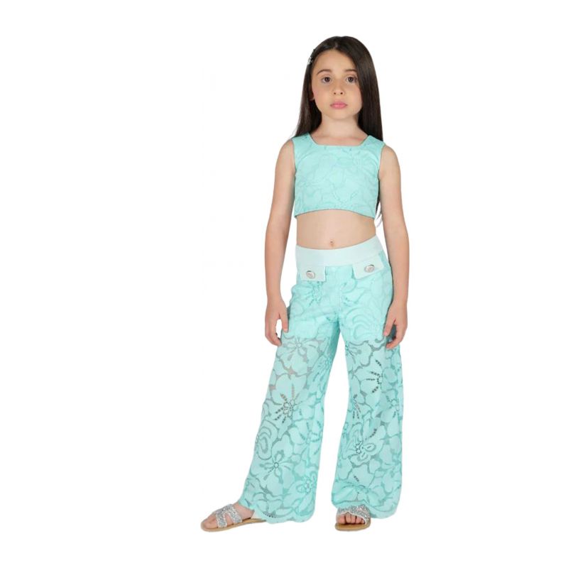 Детски панталон FUN&FUN FNCBPT01054-AQUAMARINE