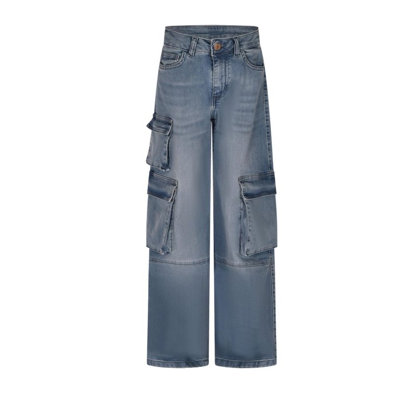 Детски панталон HATE LOVE HLJPT01833-DENIM